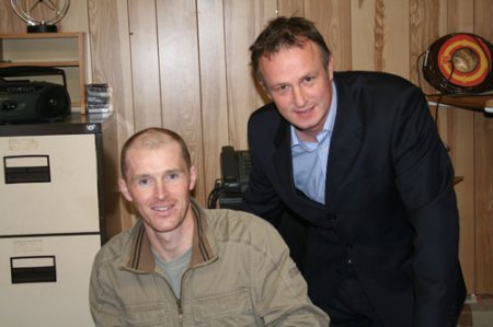 Martin Johnston Signs His Contract